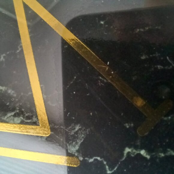 NEW Black and Gold “M” Hip Flask and Shot Glass Set (Petaca, Vasos de Chupito) - Picture 11 of 12